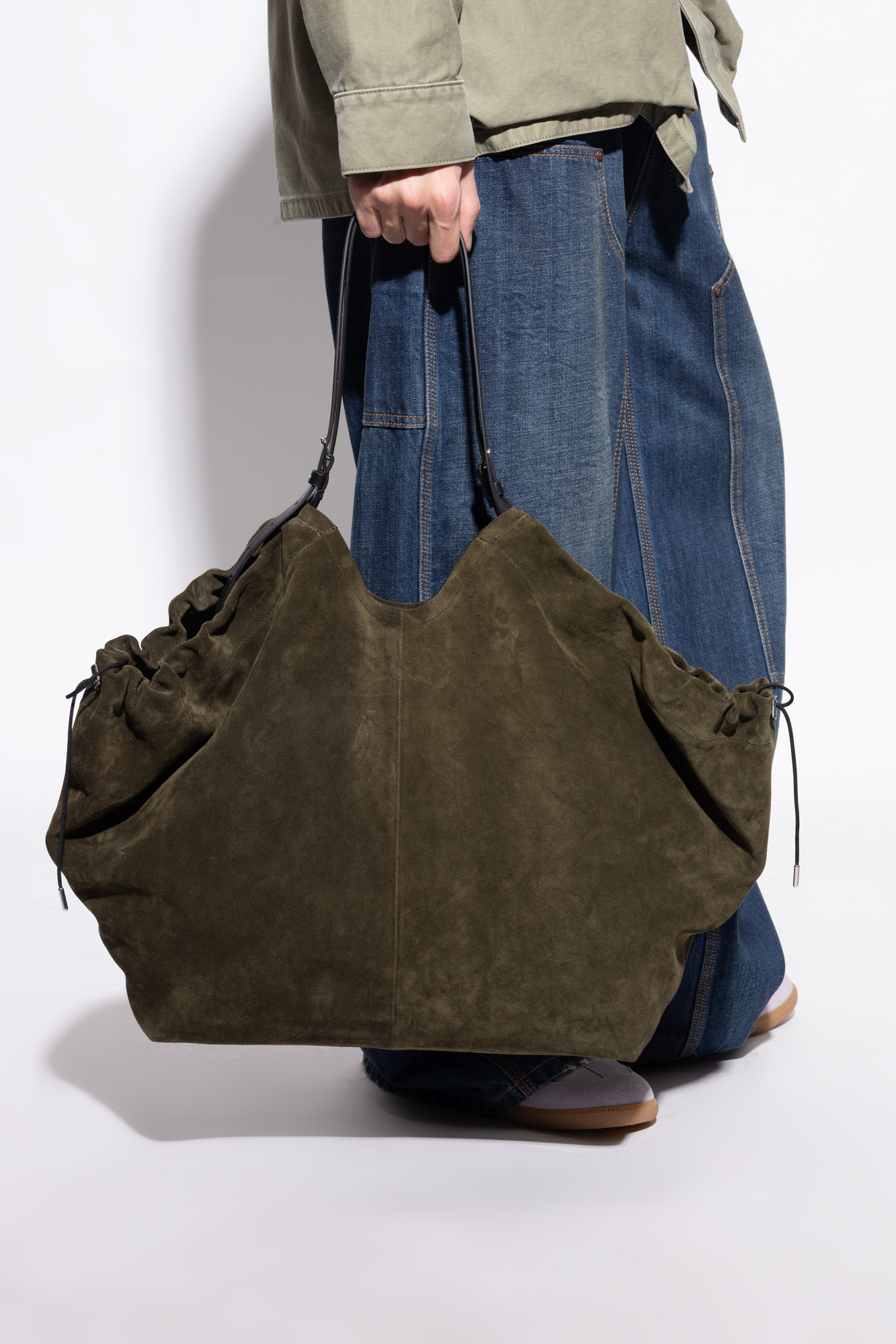 Maison Margiela Suede shopper bag | Men's Bags | Vitkac